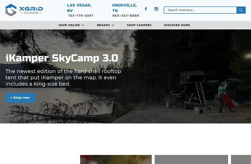 XGRiD Campers online store